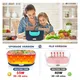 Lunch Box Food Heater 2-In-1 Portable Food Warmer Lunch Box & Home – Leak Proof, 2 Compartments, Removable 304 Stainless Steel Container, SS Fork & Spoon and Carry Bag