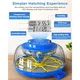 18 Egg Incubator with Automatic Egg Turning and Humidity Control, 360° View Auto Water Adding, Egg Candler Incubators for Hatching Eggs for Chicken Ducks
