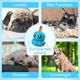 Dog Toys Clearance,URRU Dog Treat Dispenser Toys,Squeaky Stuffable Dog Chew Toy,Dog Toys for Aggressive Chewers,Interactive Slow Feeder Tough Puzzle Toys Teeth Cleaning,Blue Octopus
