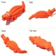 Pet Deluxe Squeaky Dog Toys for Aggressive Chewers, Durable Dog Toys Natural Rubber, Interactive Tough Dog Chew Crocodile Toy Teeth Cleaning for Medium Large Dogs