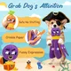 URRU Dog Toys for Aggressive Chewers,No Stuffing Dog Puzzle Toy,Dog Crinkle Toy to Keep Them Busy, Tug of War Puzzle Dog Toys,Durable Plush Dog Toys for Large Medium Small Breed-Octopus