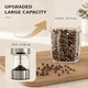 AsFrost Rechargeable Electric Salt and Pepper Grinder Set Gravity Salt and Pepper Mills Set with LED Light, No Battery Needed, Adjustable Coarseness, Washable 135ml Container