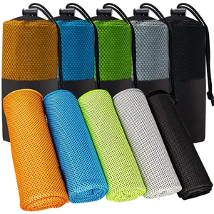 5Packs Cooling Neck Towels, Cooling Neck Wraps,Soft Ice Chilly Towels for Hot Weather Workout, Gym, Fitness, Running, Yoga, Sport & More Activities