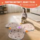 URRU Interactive Cat Toys for Indoor Cats‌,Automatic Rechargeable Hide and Seek Cat Toy with Mouse Sounds and Moving Concealed Feathers for Cats and Kittens Self Playing