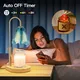 Candle Warmer Lamp with Timer & Adjustable Height & Dimmer, Electric Wax Candle Warmer for Jar Candles, 2 Bulbs, Candle Light Room Decor Gifts for Women (Green)