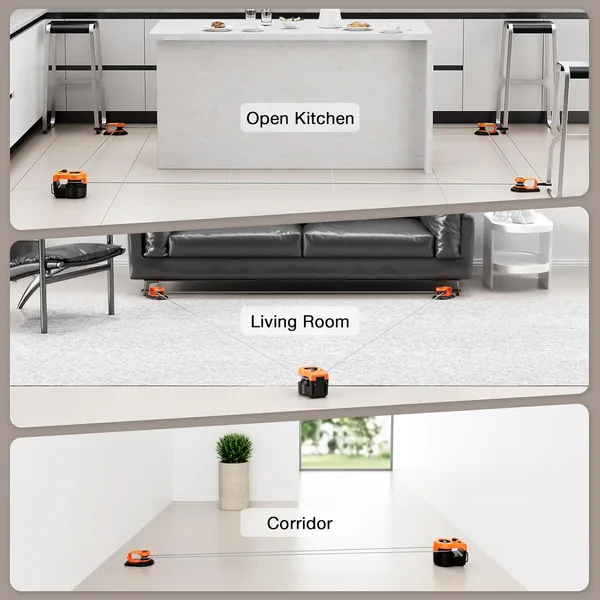 URRU Interactive Cat Toy for Indoor Cats,Automatic Teaser Cat Toy, 2 Control Mode & Mice Sound,Auto/RC DIY Cat Mouse Hunting Toy for Chase Hunt Weight Loss,Gifts for Cat Lovers-Orange