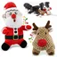 Christmas Dog Toys Large 2 Pack Squeaky Plush Stuffed Dog Toys for Large Dogs Tough Chew Big Dog Toys for Puppy Small Medium Large Breeds