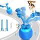 Interactive Dog Toys Wicked Ball, Moving Dog Ball with Touch Activated, Squeaky Dog Toy, Active Rolling Ball for Small/Medium/Large Dogs, Dog Toys for Aggressive Chewers,Blue
