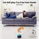 Interactive Cat Toy for Indoor Cats, Cat Feather Toy Treadmill for Bored Kitten Puppy Play Chase Run Exercise, Auto/RC Control DIY Cat Mouse Hunting Toy-Sky Blue