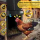 Automatic Chicken Coop Door, Aluminum Weatherproof Coops Door Opener with Timer, Predator Resistant Self-Locking Auto Chicken Doors for Home & Farm
