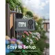 Watering Timers,Outdoor Garden Hose Faucet Timers, Programmable Water Sprinkler Timer with Rain Delay/Manual/Automatic Drip Irrigation and Lawn Watering System for Yard, 1 Outlet