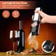 Rechargeable Electric Salt and Pepper Grinder Set, Stainless Steel