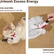 URRU 4Pcs Cat Toys, Horror Halloween Knife-Shaped Kitten Catnip Crinkly Sound Toys, Indoor Exercise for All Cat Breeds 6.5 Inches