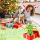 URRU Dog Toys Squeaky, Interactive Plush Dog Toy with Squeaker and Crinkle Paper, Suitable for Reducing Boredom and Anxiety, Cute Pet Toy for Small and Middle Dogs(Green)