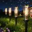 Bright Solar Pathway Lights Outdoor, 8 Pack Solar Powered Garden Lights Waterproof IP65, Auto On/Off Outdoor Light for Lawn Patio Walkway Driveway Decor Landscape Lighting
