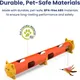 URRU Interactive Cat Toy for Indoor Cats,Electric Feather Teaser Cat Toys,Cat Tunnel Tube Toy,USB Rechargeable Self-Play Enrichment Toy for Bored Cats