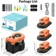 URRU Interactive Cat Toy for Indoor Cats,Automatic Teaser Cat Toy, 2 Control Mode & Mice Sound,Auto/RC DIY Cat Mouse Hunting Toy for Chase Hunt Weight Loss,Gifts for Cat Lovers-Orange