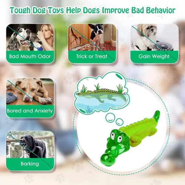 Dog Chew Toys for Aggressive Chewers Tough Dog Toys for Large Dogs Indestructible Dog Toys Heavy Duty Dog Toys for Small Medium Large Dogs Breed