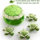 URRU Squeaky Dog Toy, Interactive Plush Hide and Seek Dog Toys for Small Medium Sized Dogs and Non-Aggressive Chewers, Puppy Teeth Clean Chew Toys, Turtles