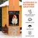Automatic Chicken Coop Door Solar Powered Automatic Chicken Door with Timer & Light Sensor, Anti-Pinch, Durable Aluminum Auto Chicken Door, Charge with Solar Panel & USB