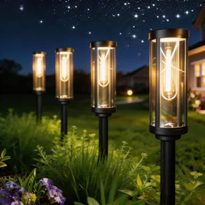 Bright Solar Pathway Lights Outdoor, 8 Pack Solar Powered Garden Lights Waterproof IP65, Auto On/Off Outdoor Light for Lawn Patio Walkway Driveway Decor Landscape Lighting