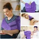 Heating Pad Back Pain Relief Electric Heating Pad for Period Cramps Lower Back Neck Shoulders Pain Relief 5-Hour Auto off 12x24 Heated Blankets + 20" Belt 3 Timer 5 Heat Level Wrap (Purple)