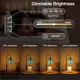 Candle Warmer Lamp with Timer & Adjustable Height & Dimmer, Electric Wax Candle Warmer for Jar Candles, 2 Bulbs, Candle Light Room Decor Gifts for Women (Green)