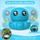 Dog Toys Clearance,URRU Dog Treat Dispenser Toys,Squeaky Stuffable Dog Chew Toy,Dog Toys for Aggressive Chewers,Interactive Slow Feeder Tough Puzzle Toys Teeth Cleaning,Blue Octopus