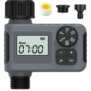 Watering Timers,Outdoor Garden Hose Faucet Timers, Programmable Water Sprinkler Timer with Rain Delay/Manual/Automatic Drip Irrigation and Lawn Watering System for Yard, 1 Outlet