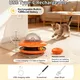 URRU Interactive Cat Toys-Automatic Treat Dispenser Toys with Remote Control for Treat Dispensing,Puzzle Toys for Cats & Dogs,Pets IQ Training Gift, Rechargeable Ball Track Toy Slow Feeder
