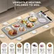 Extra Large Food Warming Mat 580W (XXXL 40"X15"), Electric Warming Tray Silicone Food Warmers for Parties Buffet with Insulated Mat, 7-Temp & 8H Timer, Fast Heating Portable Heating Pad for Daily Use