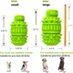 Dog Toy for Aggressive Chewers, Indestructible Dog Chew Toys Squeaky , Interactive Tough Durable for Large Breed(Green,Large)
