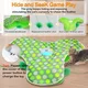 URRU Interactive Cat Toys for Indoor Cats,Hide and Seek Interactive Cat Toy with Real Mouse Squeaky & Moving Concealed Feathers,Touch Activated Cat Kitten Toy Exercise Toy for Indoor Bored Adult Cat
