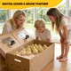 Large Chicken Brooder Box with Bulb Set and Thermometer - Brooder Box for Chicks Indoor Accommodates Up to 12 Chicks - Ideal for Chickens, Ducks, Quails, Hamsters, and Lizards