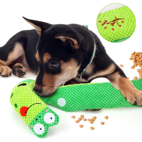 Squeak Dog Toys Stress Release Game for Boredom, Dog Puzzle Toy IQ Training, Dog Snuffle Toys Foraging Instinct Training Suitable for Small Medium and Large Dogs