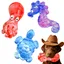 Pet Deluxe 3 Pack Dog Toys for Aggressive Chewers Dog Chew Toys for Medium Large Dogs, Milk Flavored Indestructible Dog Toy, Dense Nylon Tough Dog Toy to Keep Them Busy, Reduce Boredom