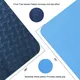 COCOBELA Yoga Mat 72 x 24'' Exercise Mats 8mm TPE Non-Slip Extra Thick High-Density Eco Friendly for Yoga Workout Pilates Yoga Mats for Women Men Blue