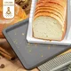 Bread Slicer for Homemade Bread, Bread Slicing Guide Adjustable Width, Foldable and Compact Cutting Guide with Crumb Tray, Suitability for Homemade Bread, Bagels, Cakes.