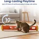 URRU Interactive Cat Toy for Indoor Cats,Electric Feather Teaser Cat Toys,Cat Tunnel Tube Toy,USB Rechargeable Self-Play Enrichment Toy for Bored Cats
