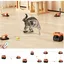 URRU Interactive Cat Toy for Indoor Cats,Automatic Teaser Cat Toy, 2 Control Mode & Mice Sound,Auto/RC DIY Cat Mouse Hunting Toy for Chase Hunt Weight Loss,Gifts for Cat Lovers-Orange
