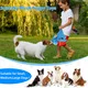 URRU Dog Toys Squeaky, Interactive Plush Dog Toy with Squeaker and Crinkle Paper, Suitable for Reducing Boredom and Anxiety, Cute Pet Toy for Small and Middle Dogs(Blue)