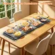 Electric Food Warming Mat 45.3" x 15", with Heat Resistant Pad, Silicone Warming Tray, 500W Fast Heating Mat for Buffet, Kitchen Countertop