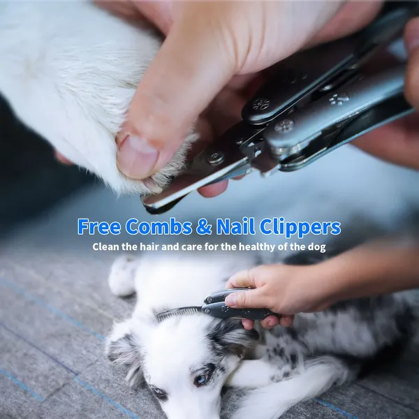 Dog Nail Trimmers for Sensitive Dog, Safe Dog Nail Clipper for Large Medium Small Dogs, Heavy Duty Dog Toenail Clippers, Professional Dog Nail Cutters for All Dogs with Thick Nail