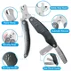 Dog Nail Trimmers for Sensitive Dog, Safe Dog Nail Clipper for Large Medium Small Dogs, Heavy Duty Dog Toenail Clippers, Professional Dog Nail Cutters for All Dogs with Thick Nail