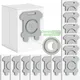 12Pcs Upgraded Replacement Roomba Bags for iRobot Roomba i7 i7+ i3 i3+ i4 i4+ i6 i6+ i8 i8+ j7 j7+ s9 s9+ Plus Parts for iRobot Bags Roomba Vacuum Bags Automatic Dirt Disposal Bulk Reusable Bags