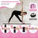 Pilates Wrist & Ankle Weights for Women, Wearable Strong Arm & Leg Weights Set of 2(1Lbs Each), Adjustable Ankle Weights for Walking, Yoga, Dance, Barre,Gym. pink