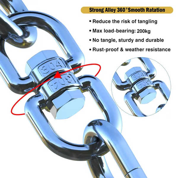 Dog Tie Out Cable and Stake for Camping,360°Swivel Dog Run- No Tangle,with 15FT Heavy Duty Cable,Dog Runner for Yard Rust Proof Can Hold 2 Dogs- Up to 150LBS,Ideal for Outdoor Camping