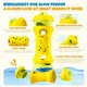 URRU Dog Treat Dispenser Toys,Interactive Dog Puzzle Toy for Dogs,Dog Puzzle Feeder,Treat Dispensing Dog Toys Slow Feeder for Small Medium Dogs to Keep them Busy-Yellow