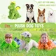 URRU Dog Toys Squeaky, Interactive Plush Dog Toy with Squeaker and Crinkle Paper, Suitable for Reducing Boredom and Anxiety, Cute Pet Toy for Small and Middle Dogs(Green)