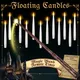 COCOBELA Floating Candles with Wand Remote Timer - Magic LED Hanging Flameless Taper Candles Flickering Battery Operated for Birthday Theme Party Home Window Decor - White 12 Pack